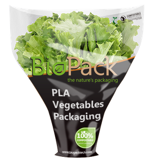 可堆肥的PLA蔬菜包装袋