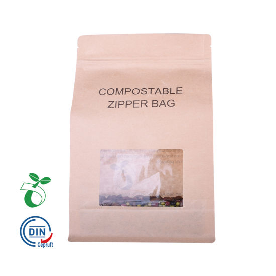 纸袋定制标识打印可生物降解的可堆肥PLA玉米淀粉袋