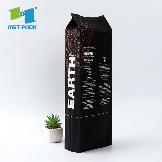 1公斤35盎司咖啡平底咖啡袋定制Biodegrabale PLA袋