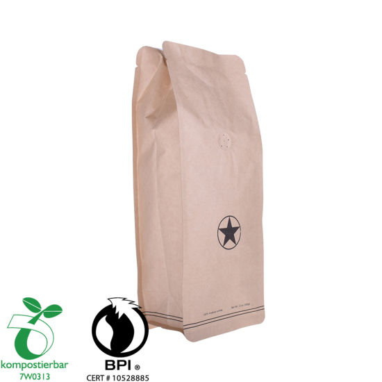 乳清蛋白粉包装方底100％可生物降解袋批发在中国