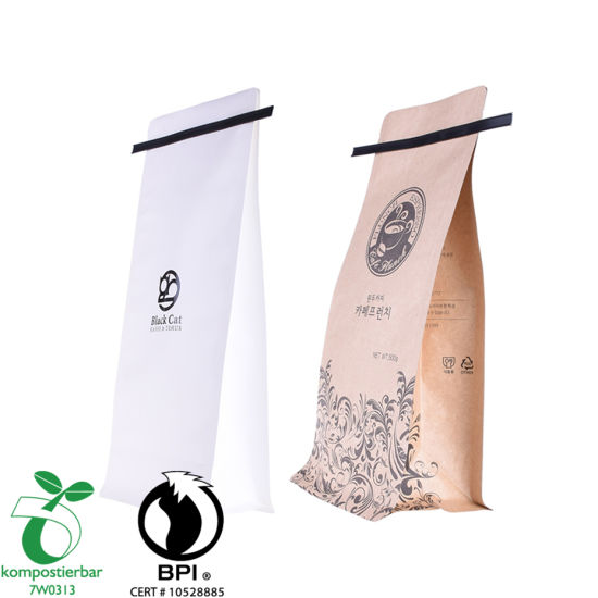 来自中国的回收牛皮纸空滴咖啡袋供应商